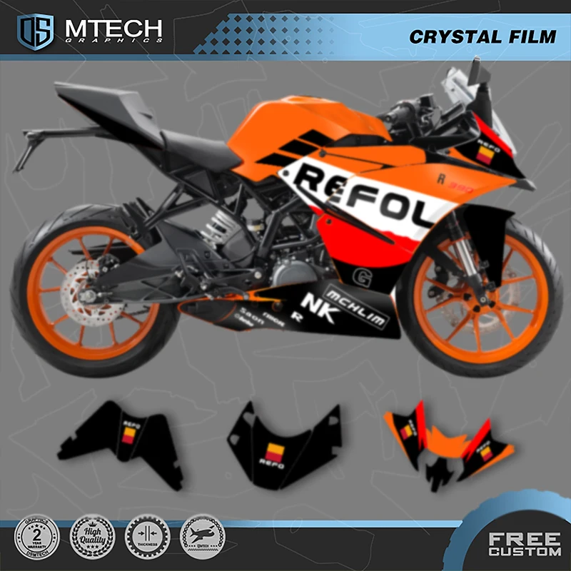 

DSMTECH Motorcycle Graphics For KTM RC250 390 2014 2015 2016 Decals Stickers Kits 004