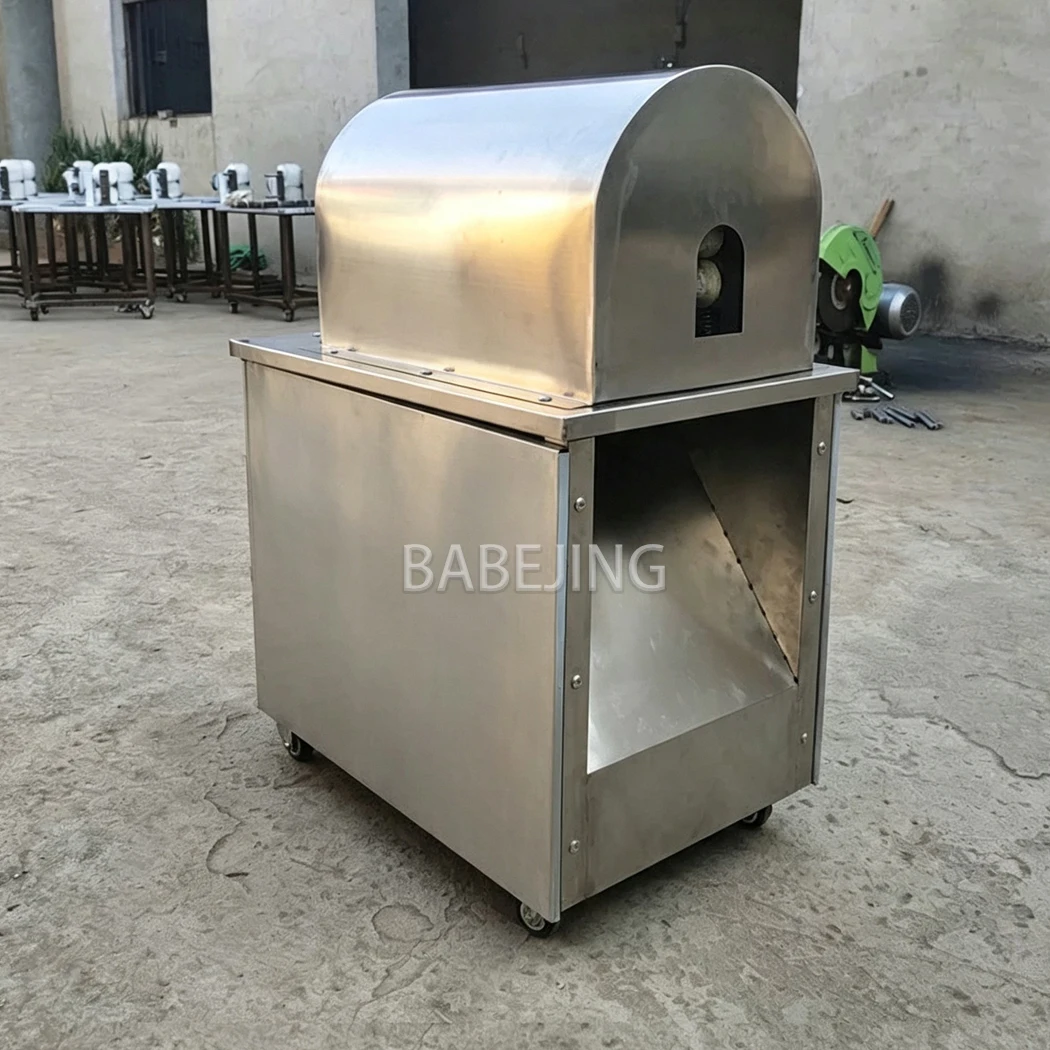 Image of Edelstahl Zuckerrohr-Schälmaschine Min. 20mm Schäl-Durchmesser Elektrischer Zuckerrohrschäler Verarbeitungswerkzeug für Getränkeshops