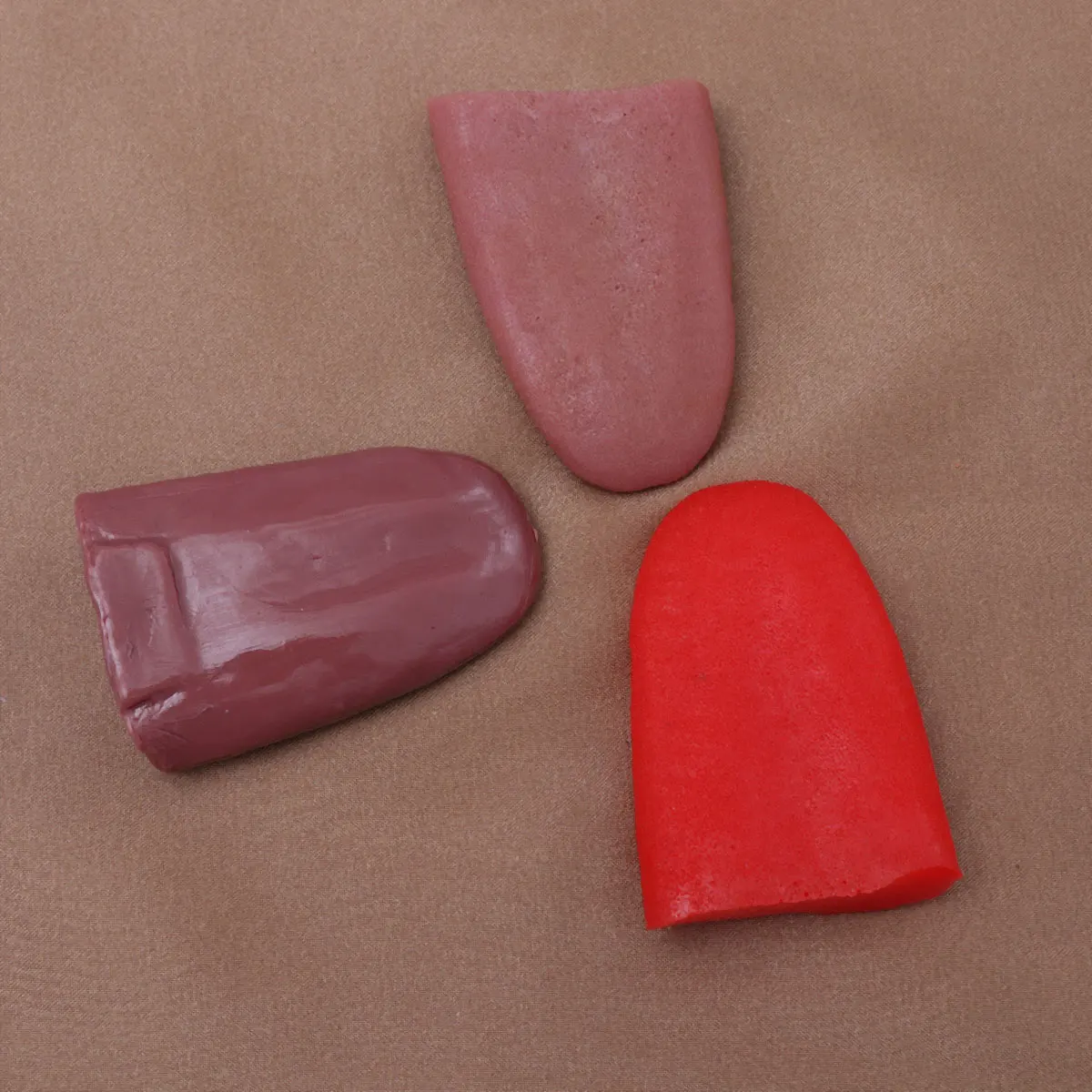 

3 шт. имитация языка, клыки, поддельные украшения для Хэллоуина, домашний пирсинг языка