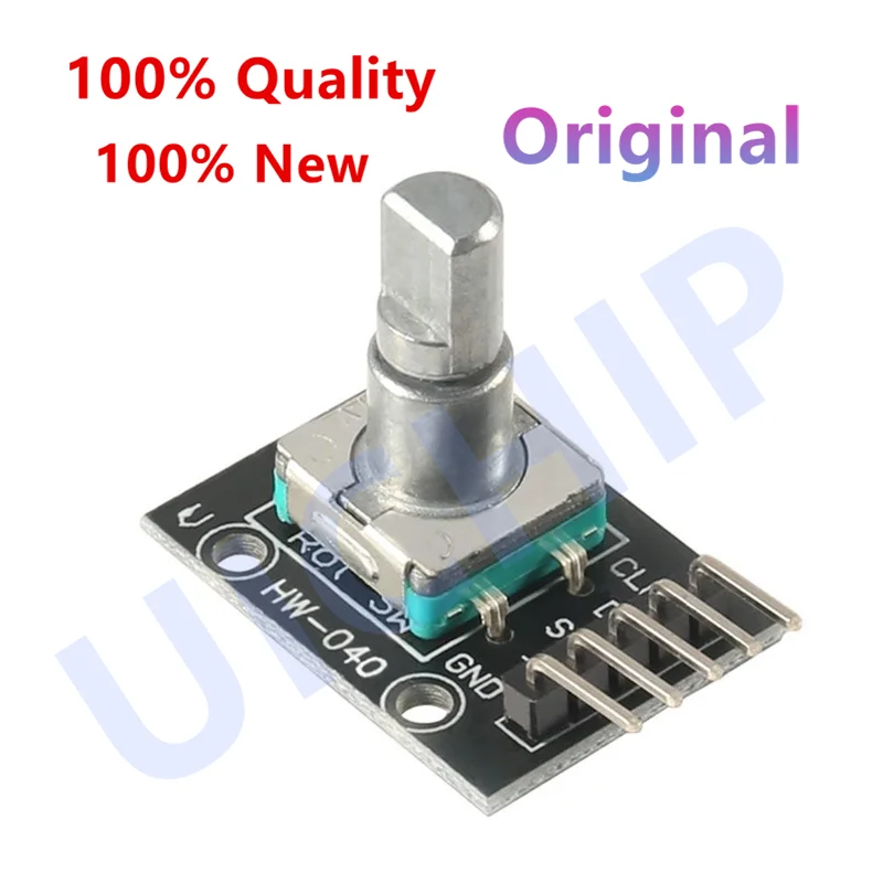 5-10pcs KY-040 360 Degrees Rotary Encoder Switch Module Brick Sensor Switch Development KY040 Potentiometer knob Kit for Arduino