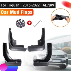 Mud Flap For Volkswagen VW Tiguan 2022 Accessories 2016~2021 AD BW Auto Mudguards Splash Guard Front Rear Fender Car Accessories