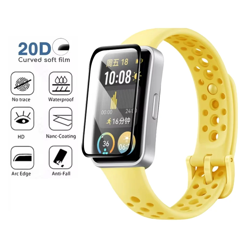 Screen Protector Film For Huawei Band 6 7 8 9 HD Soft TPU Film Anti-scratch Cover Protective Film For Huawei Band 9 Accessories