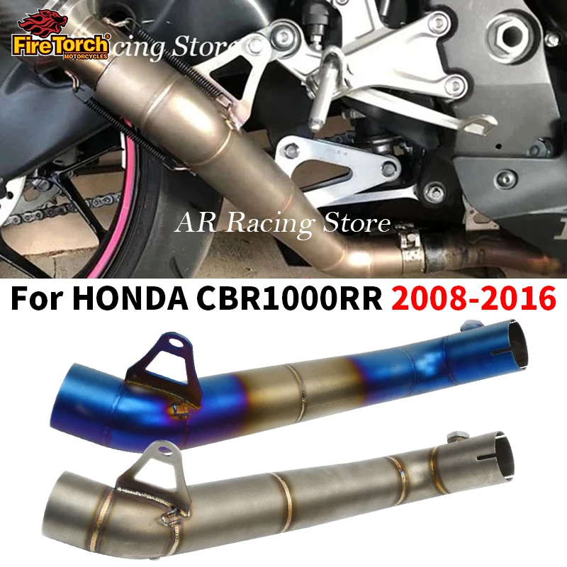 

For HONDA CBR1000RR CBR 1000R 2008 2009 2010 2011 2012 2013 2014 2015 2016 Motorcycle 60mm Exhaust Middle Link Pipe Espace Moto