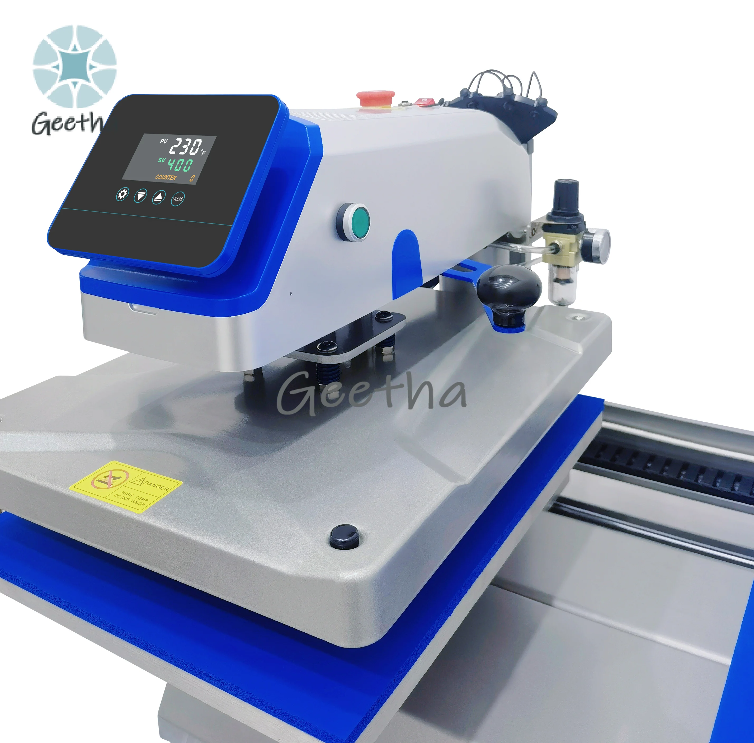 Pneumatic Double Station Sublimation Heat Press Machine for T-shirts Printing