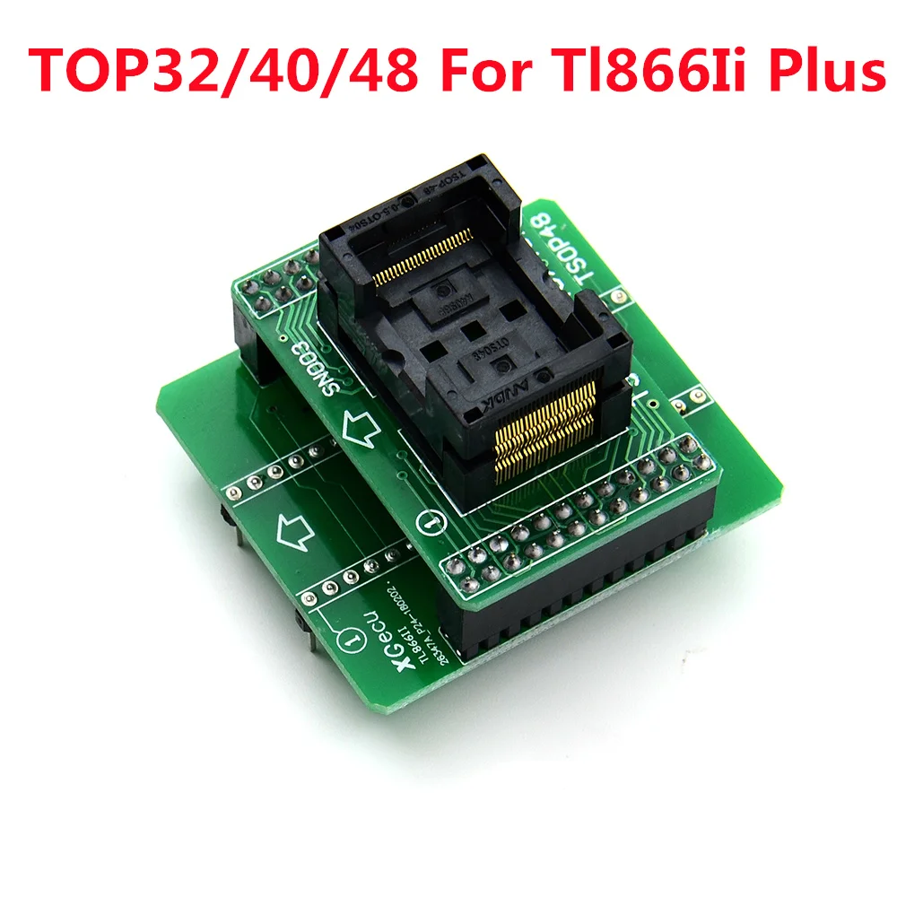 Tsop48 Nand Adapter Only For Xgecu Minipro Tl866Ii Plus Programmer For Nand Flash Chip Tsop48 Adapter Socket Professional