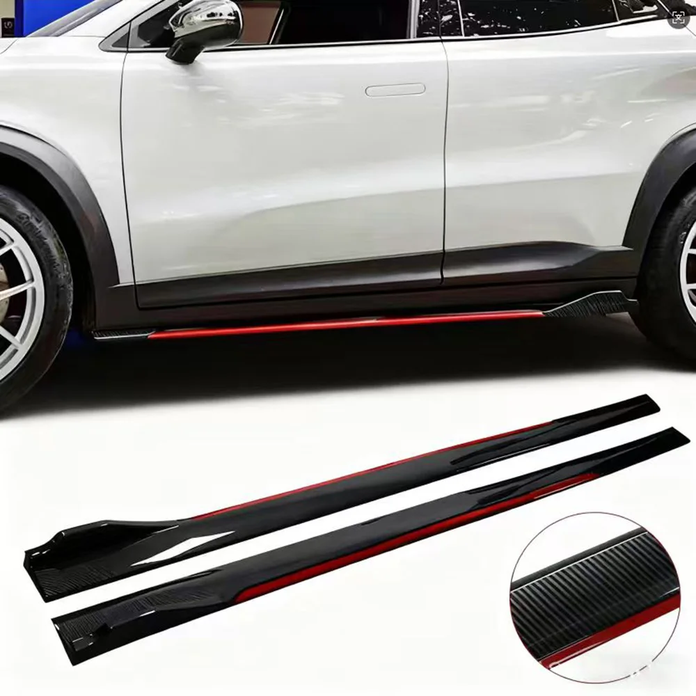 

Универсальные удлинители боковой юбки 2,4 м, спойлер с рокерной панелью для Honda Civic для Toyota Camry, стиль кузова автомобиля