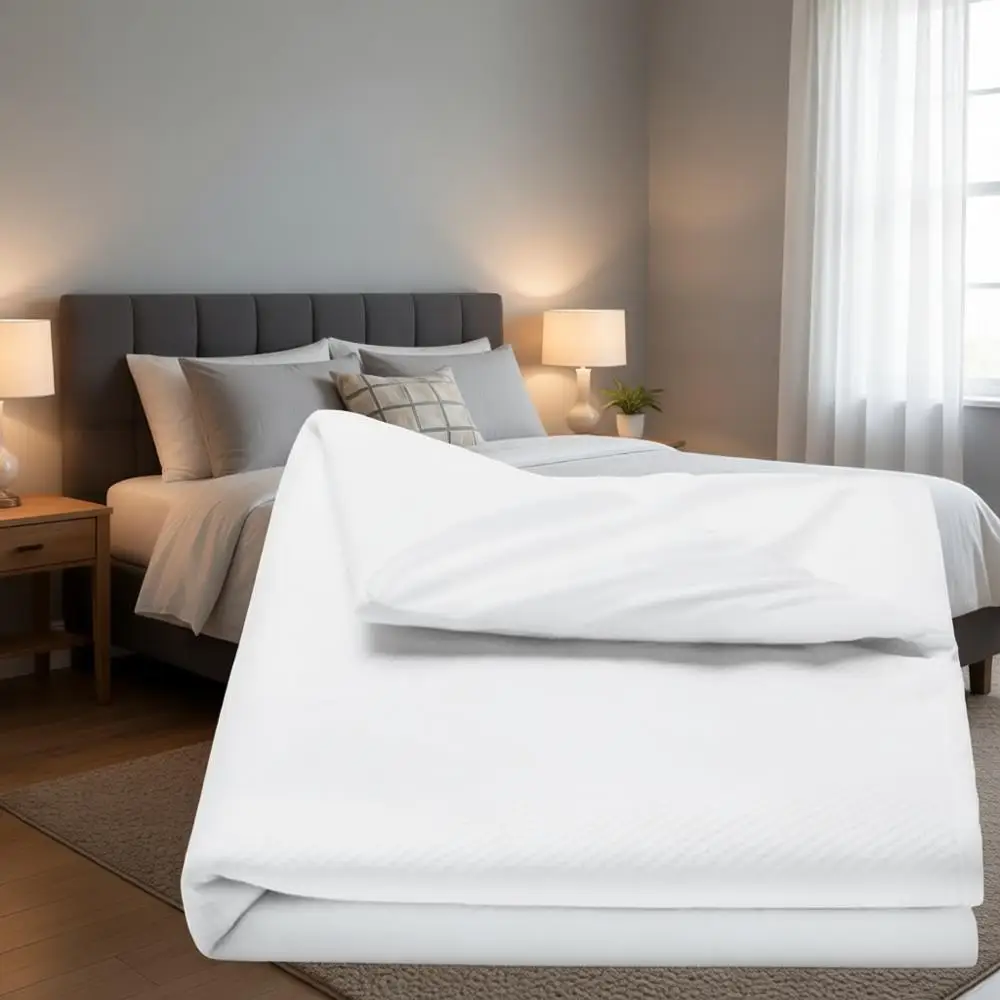 

Queen Size Waterproof Mattress Protector with Smooth Top, 18 Deep, Washable Mattress Topper, Noiseless Comfort (60x80)