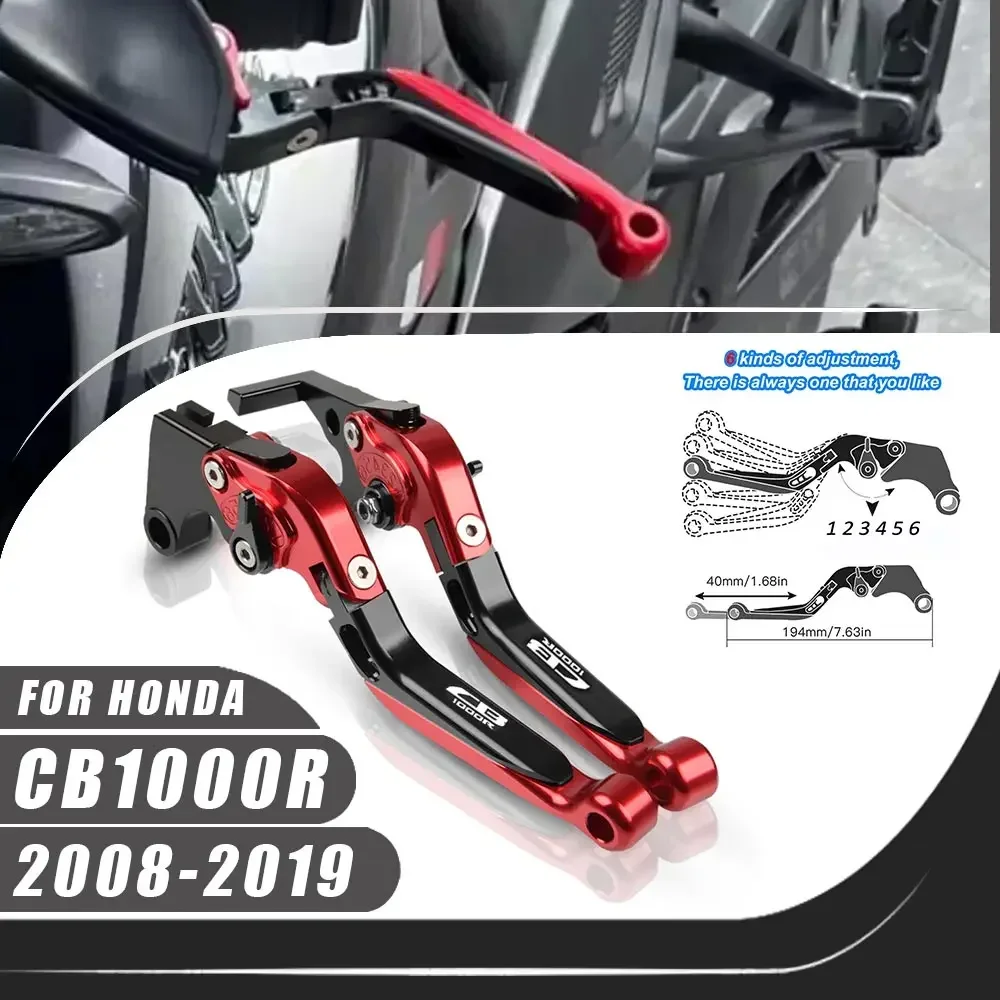 

For Honda CB1000R 2008-2019 CNC Clutch Lever Brake Lever Set Adjustable Folding Handle Levers Motorcycle Accessories Parts