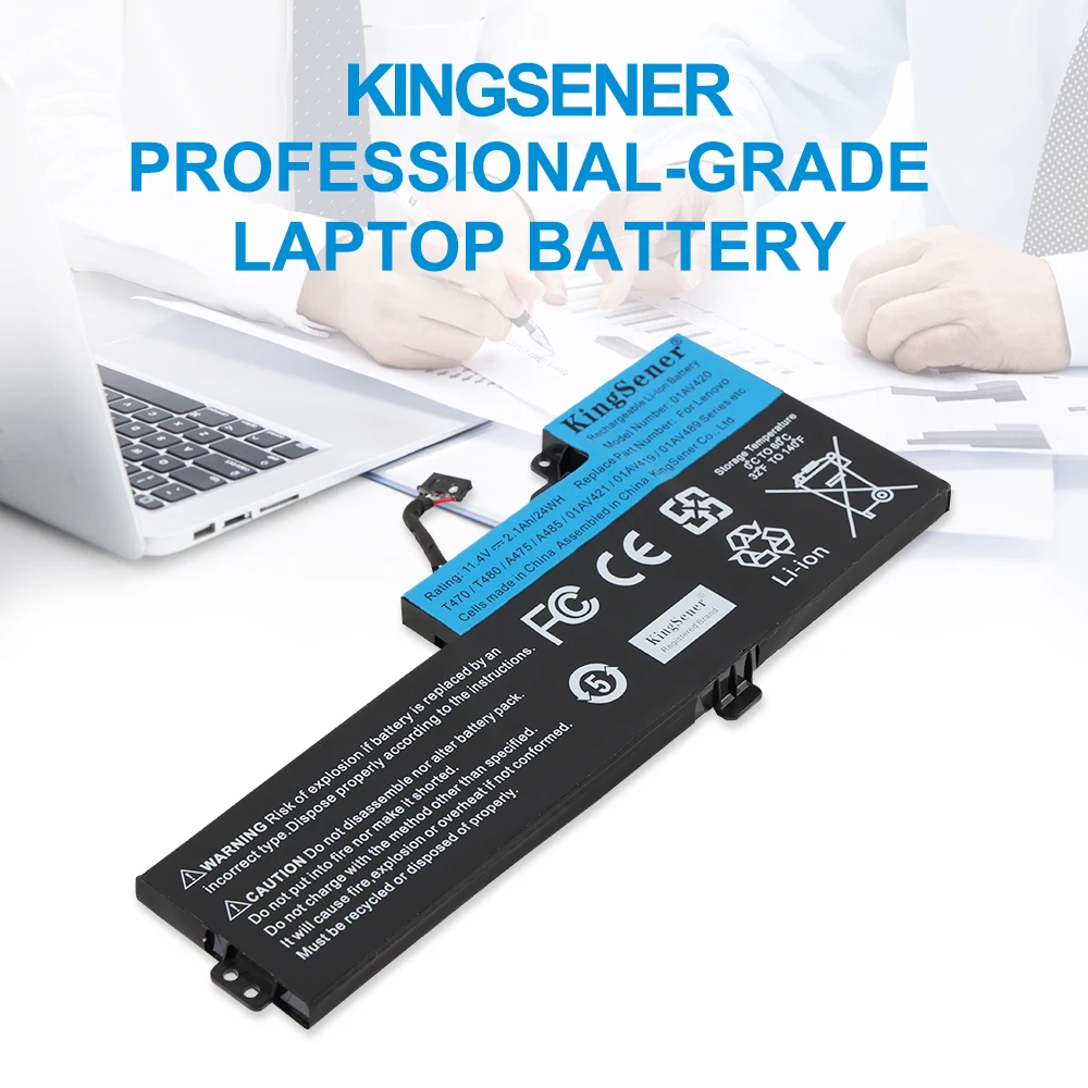 KingSener 01AV420 01AV421 Interner Akku für Lenovo ThinkPad T470 T480 A475 A485 TP25 01AV419 01AV489 SB10K97576 SB10K97578 – Detail 1
