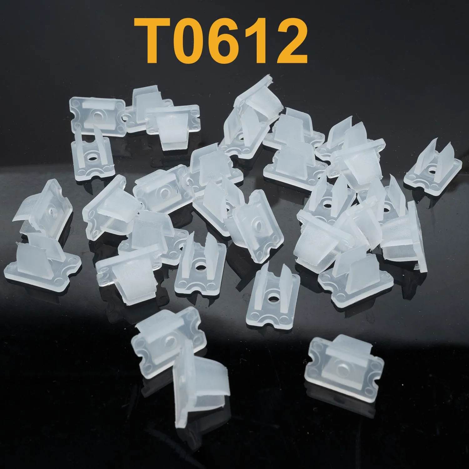 6mm 8mm Neon LED Strip Fix Clips Connector and Screws For Fixing 2835 Neon COB/Light Plastic Buckle Accessories5-100pcs