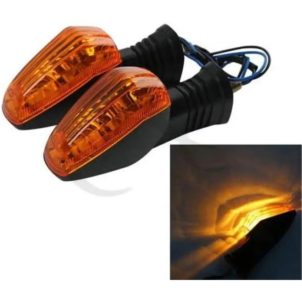 DC 12V PMMA and ABS Turn Signal Light Glass Winker for Suzuki GSXR1000 2003-2004