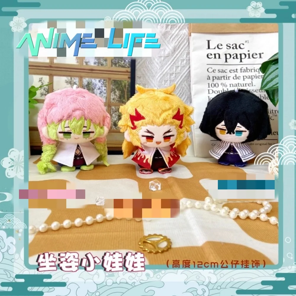 

Плюшевая игрушка в стиле аниме Demon Kyoujurou Tomioka 12 см, кукла, плюшевый брелок, кулон, подарок для косплея, милый MK