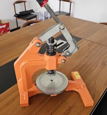 High-Precision Manual round Sample Cutting Machine 100CM2 Alloy Cutter Head Textile Fabric Sampling Knife for Precision Cutting