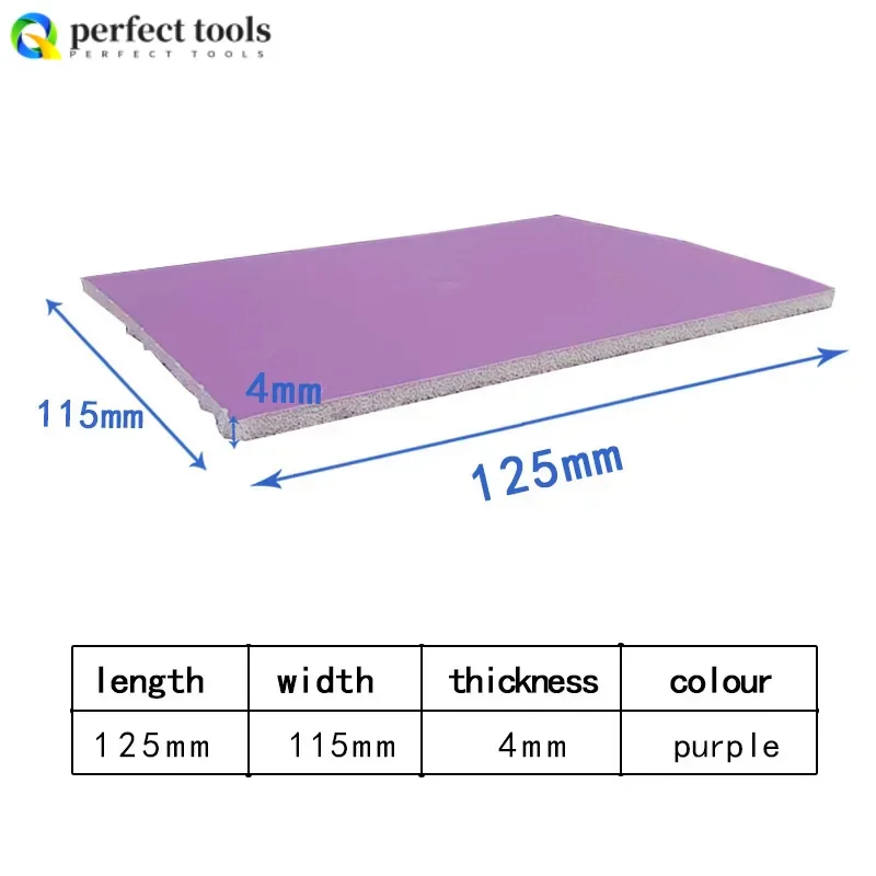 Car Paint Polishing Hand Tear Sponge Sandpaper 115*125mm Purple Sand Roll Plastic Parts Hardware Beauty Abrasive