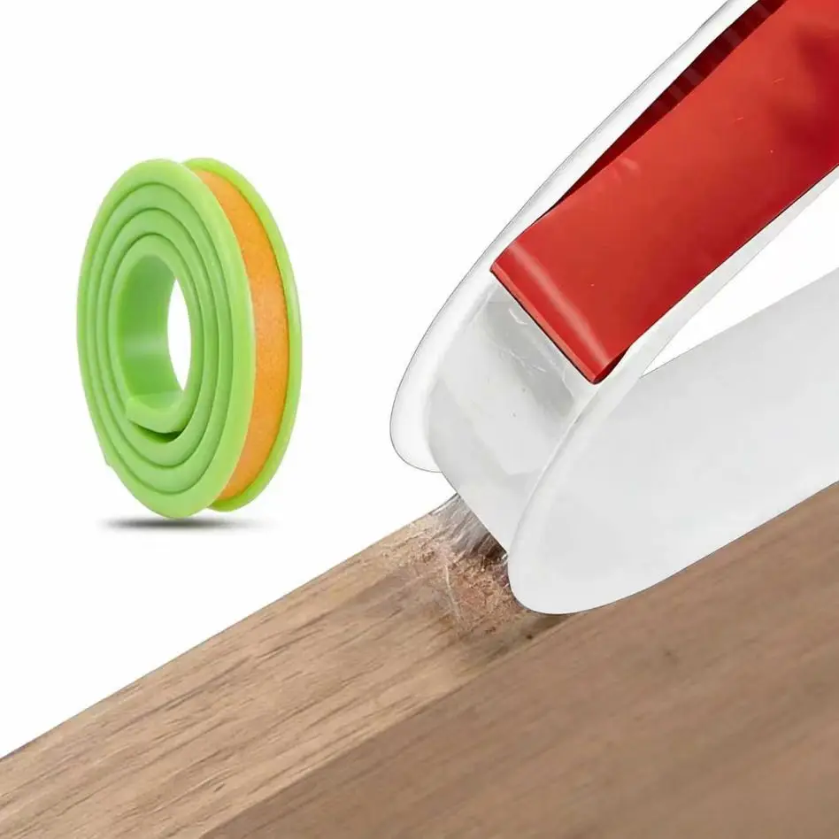 10M U-Shape Edge Banding Strip Self Adhesive Edging Protector for Furniture TPE Veneer Corner & Edge Safety Guards Table Cabinet
