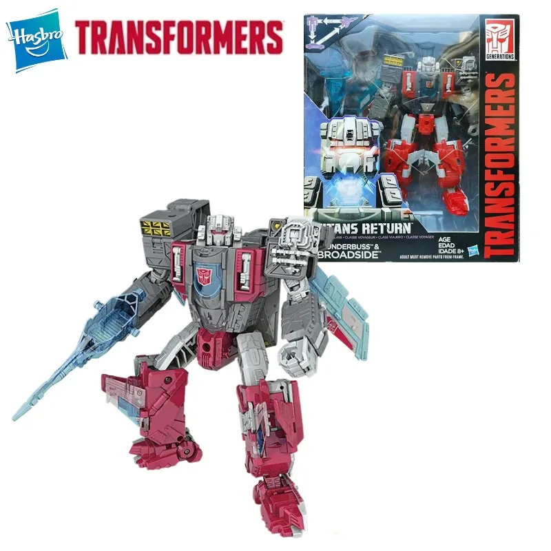 

New Original Hasbro Transformers Titans Return Blunderbuss & Broadside Voyager Class Original Action Figure Model Toy Gift