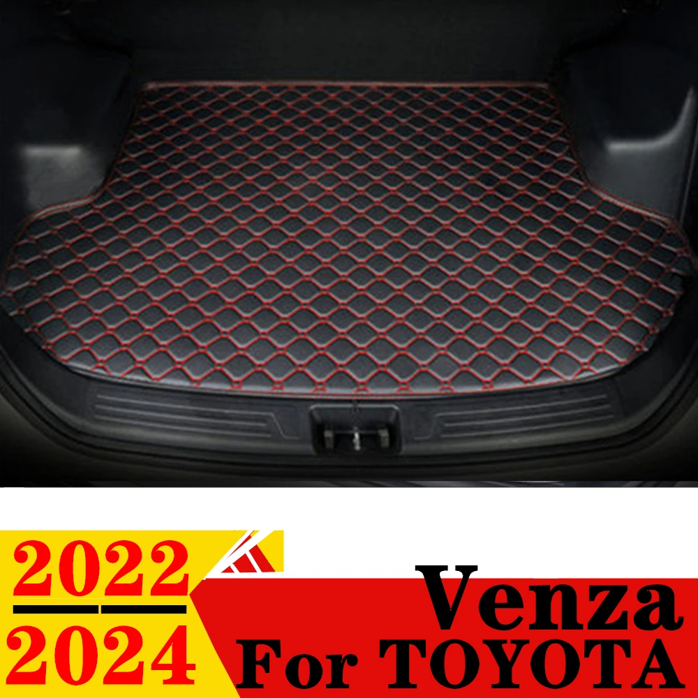 

Коврик в багажник автомобиля для Toyota Venza 2024 2023 2022, плоская боковая задняя грузовая защита, коврик для багажника, коврик для багажника, запчасти для транспортных средств