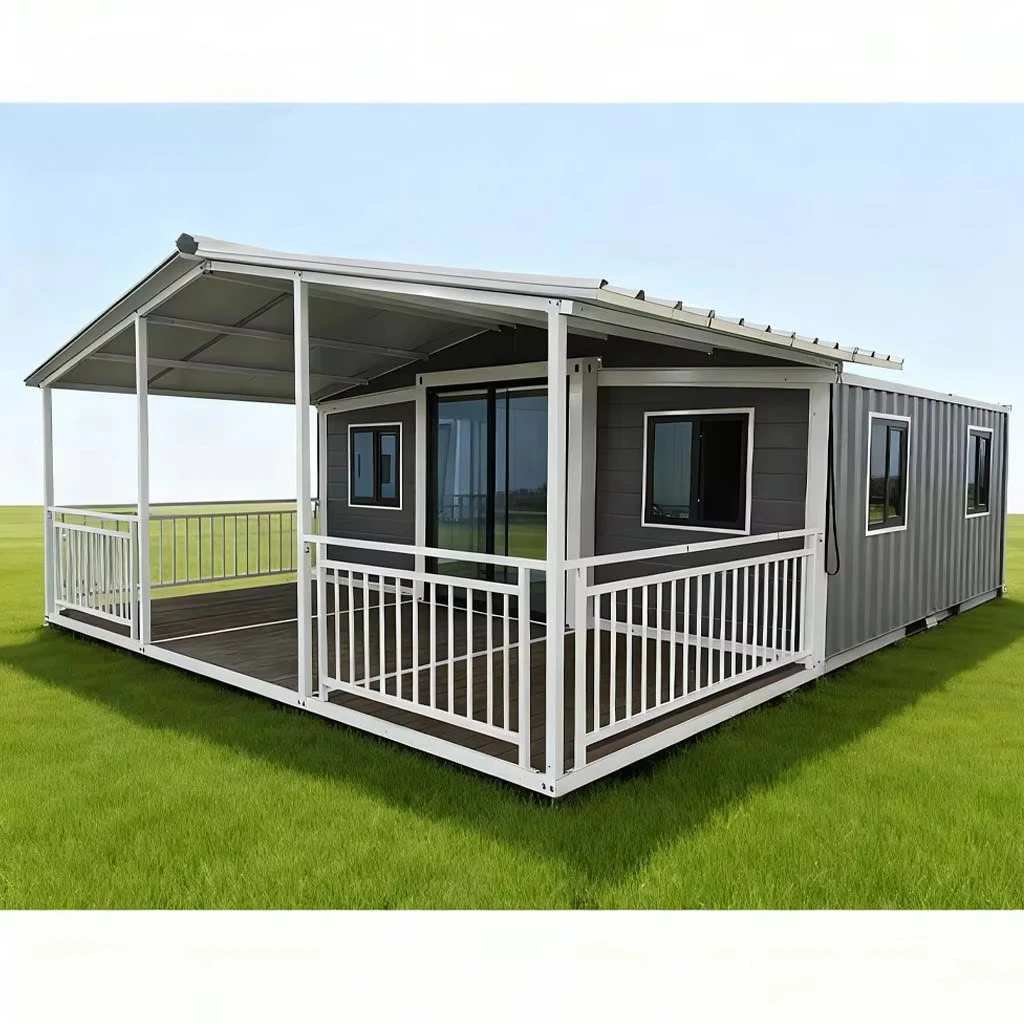40ft Expandable Prefab 3 Bedroom Steel Sandwich Panel Container House Easy Assembly Office 2 Year Casa Contenedor