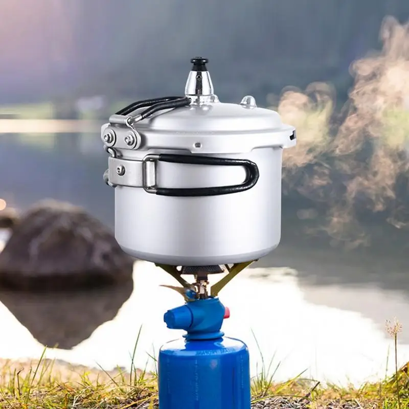 Camping Pressure Cooker Outdoor Camping Cook Tool Steamer Kitchen Pressure Cooker Cookware For Outdoor Outdoor Camping Cook Tool