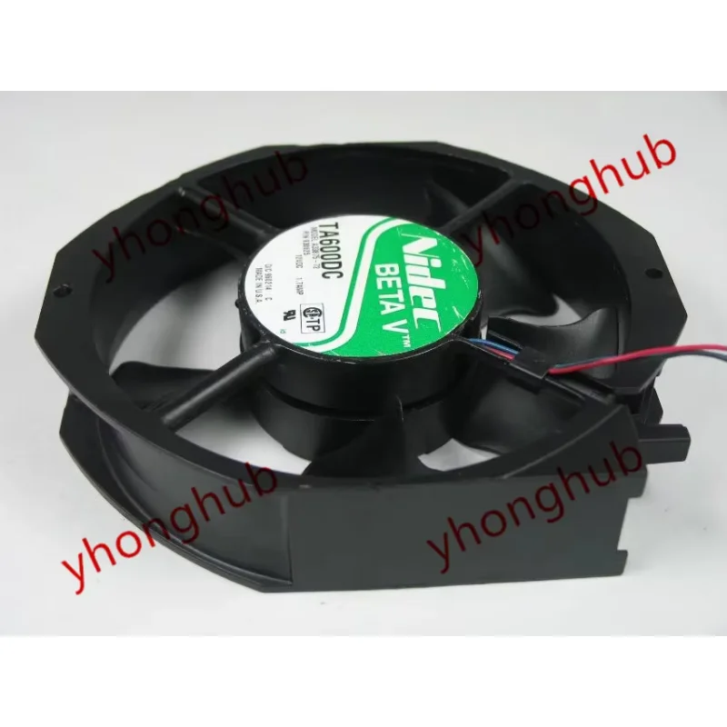 Nidec A33875-72 TA600DC P/N 930625 DC 12V 1.7A 170x170x38mm Server Round Fan