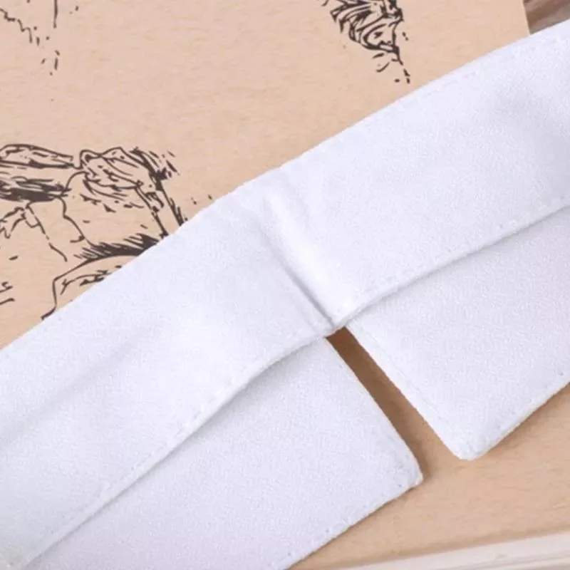Kép 5: Elsőrangú black/white Csőbilincs Ing Báláz évjárat Lecsavarható Ál- Csőbilincs Hajtóka women/men ruhák accessor