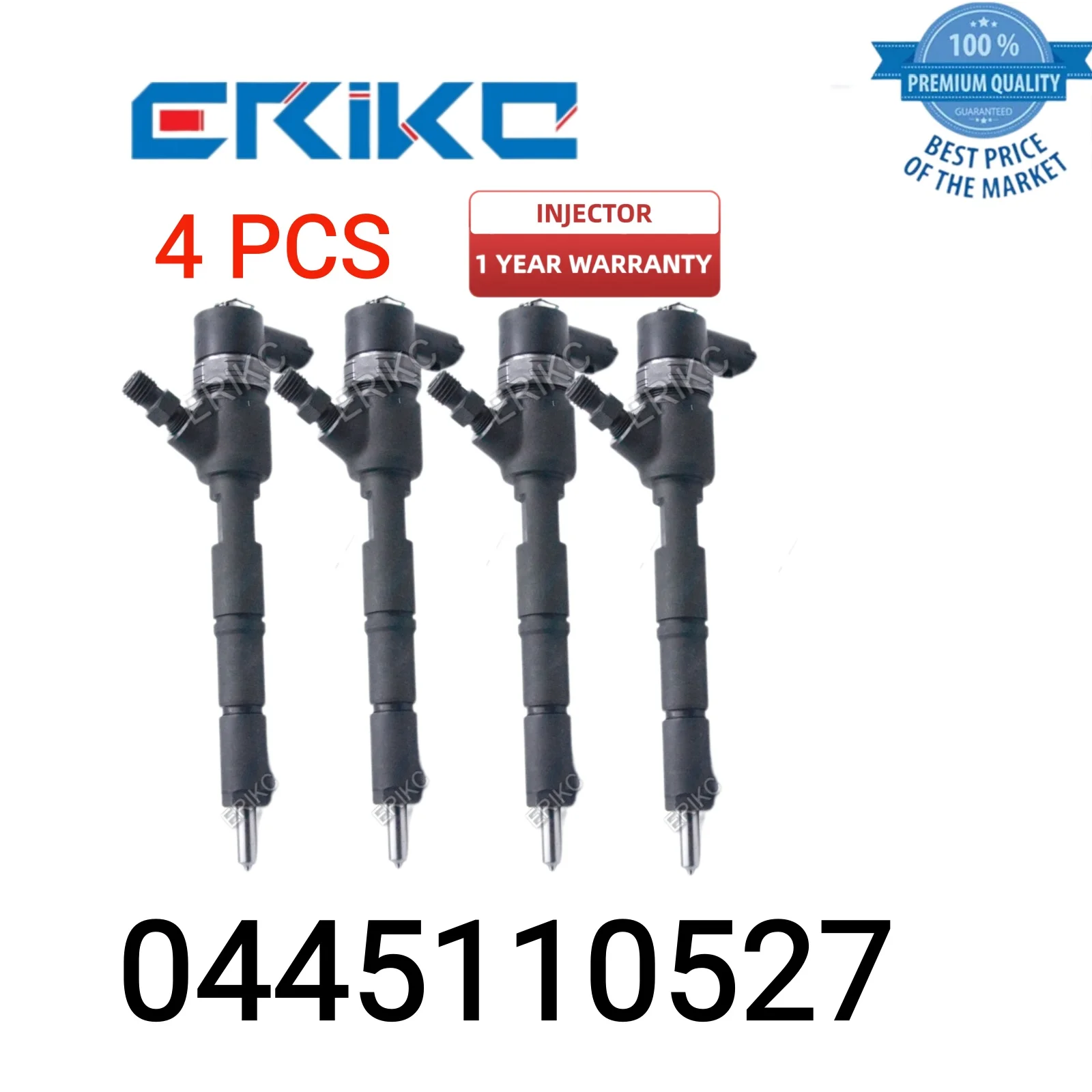 

4 PCS 0445110527 Original Fuel Injector 0 445 110 527 Common Rail Injection System 0445 110 527 Wholesale Injector