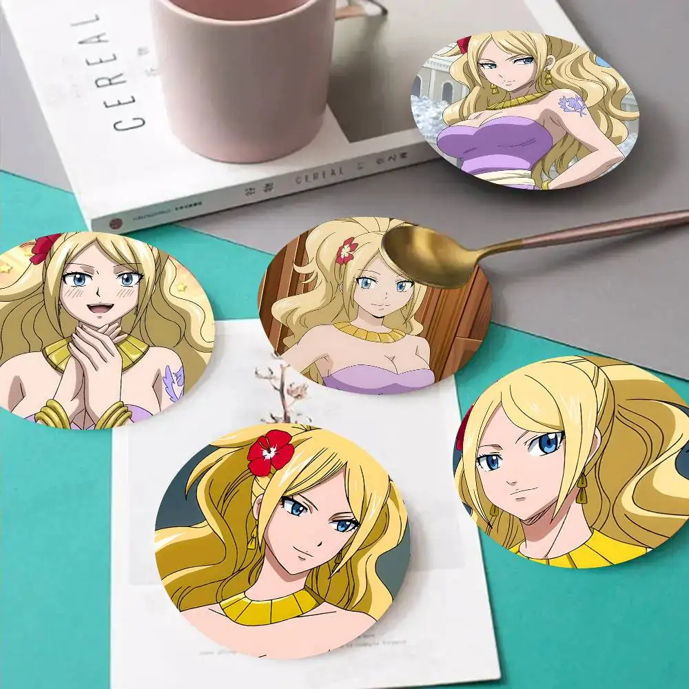 1pc Jenny Realight Anime Characters Wooden Coaster Colour Printing Cup Mat Home Desk Decoration Gifts