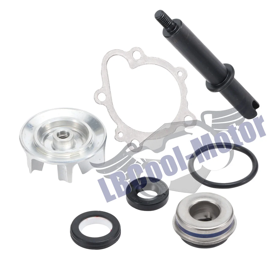 Water Pump Repair Kit For Kawasaki NINJA250 NINJA300 2013-2017 Z250 2013-2014 Z300 2015-2016 49044-0554 Gasket O-ring Seals Set