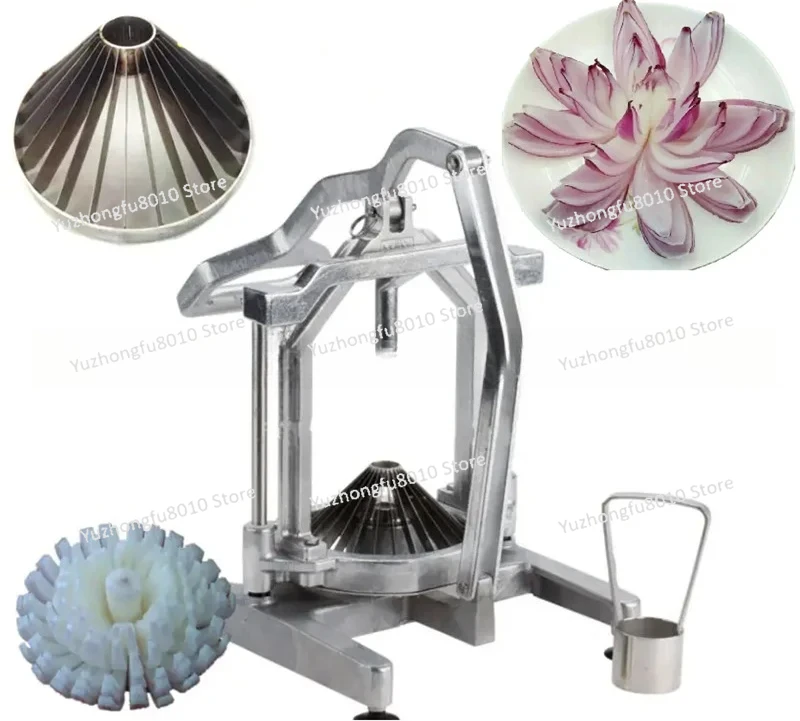 Easy Manual Flowering Onion Cutter Cut Onion Flower Machine Blooming Onion Maker Flower Cutting Machine Blossom Make