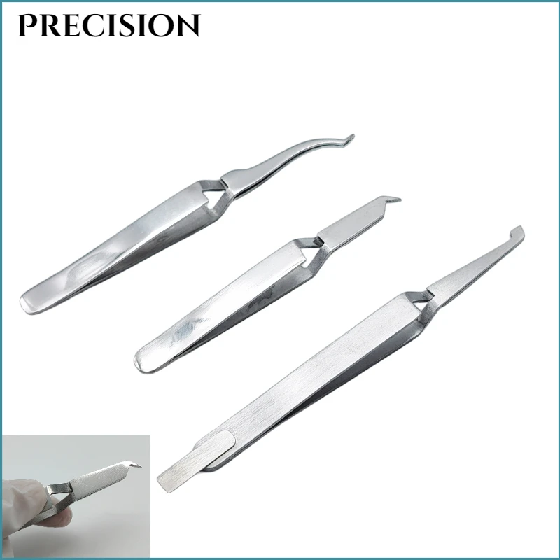 

1Pc Dental Orthodontic Tweezer Holder Brackets Holder Forcep Plier for Buccal Tube Bonding Dentist Dental Bracket Instrument