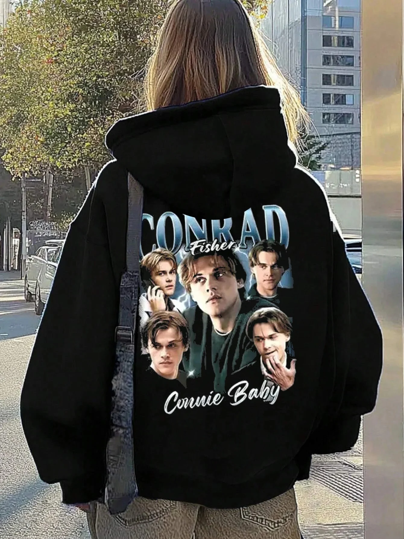 Team Conrad Bootleg Comfort Colors Conrad Fisher Hoodies The Summer Turned Pretty Tops Cousins Beach Movie Y2k Casual Streetwear