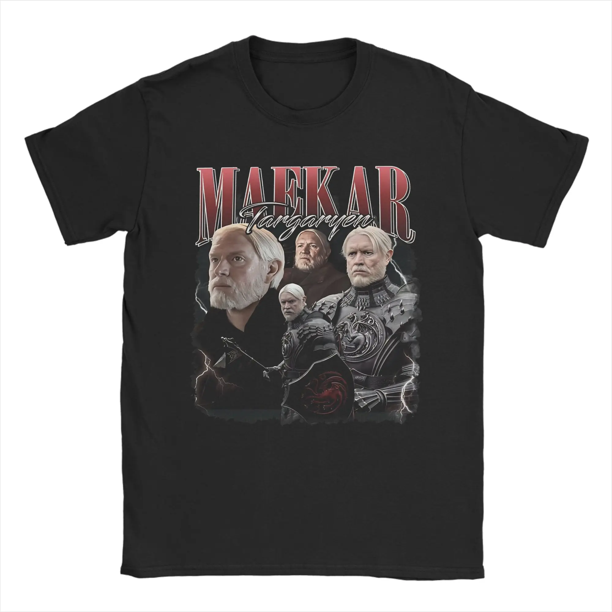 New Arrival Maekar Targaryen A knight of the seven kingdoms T Shirt for Men Women  Pure Cotton Tee Shirt Short Sleeve Clothes