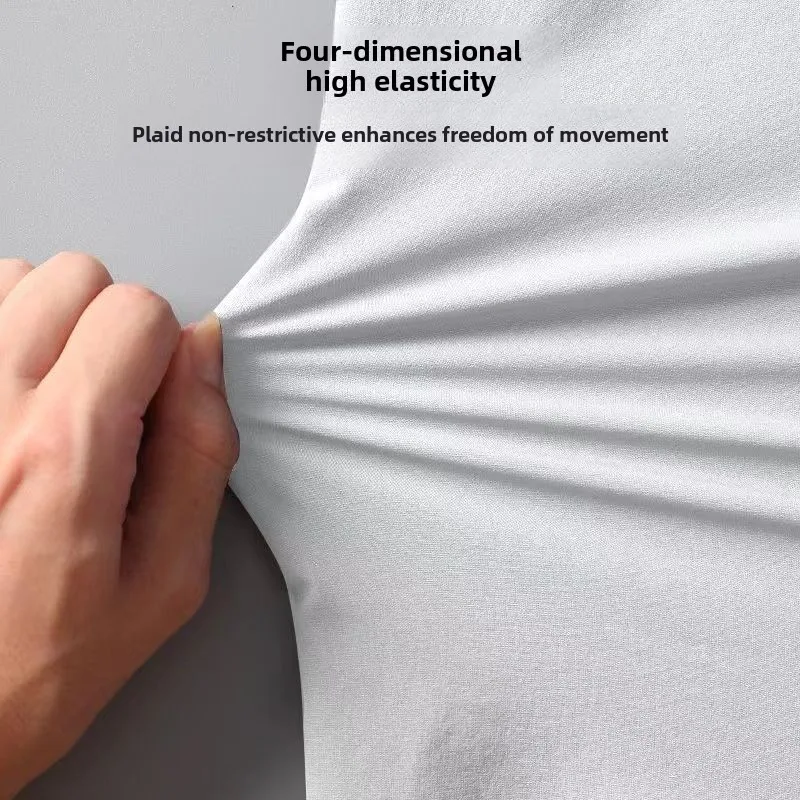 2025 New Running Suit Men's Speedo Long Sleeve T-shirt Sweatshirt Half Zipper Sports Training Clothing Winter Morning Running