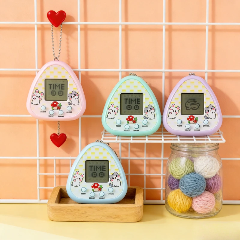 

Smooth Burr-free Mini Game Keychain | Comfort Buttons & HD Screen | Safe Fun Toy for Kids