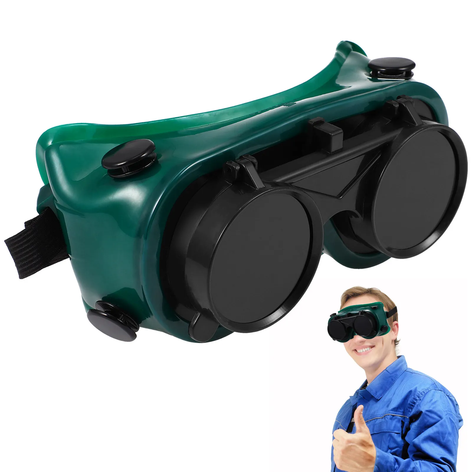 Oculos-de-seguranca-para-soldagem-spectacles-21-2017-athermal-verde-escuro-com-alca-ajustavel-estilo-vintage-steampunk