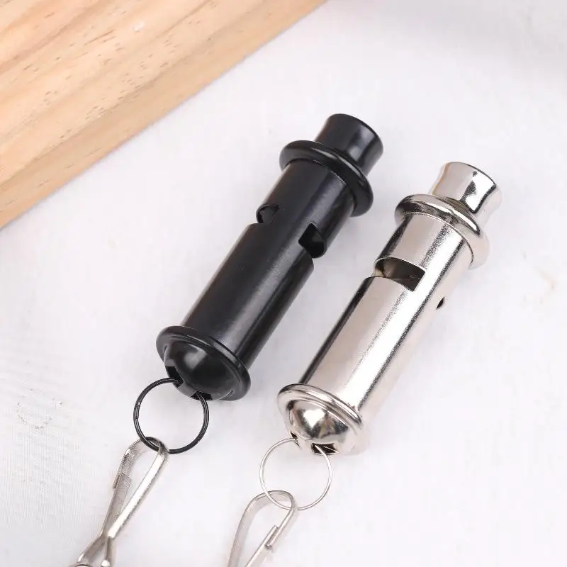Sifflet de survie en plein air pendentif porte-clés décibel élevé Portable sauvetage signaux sifflets outil de Camping sifflet multifonction