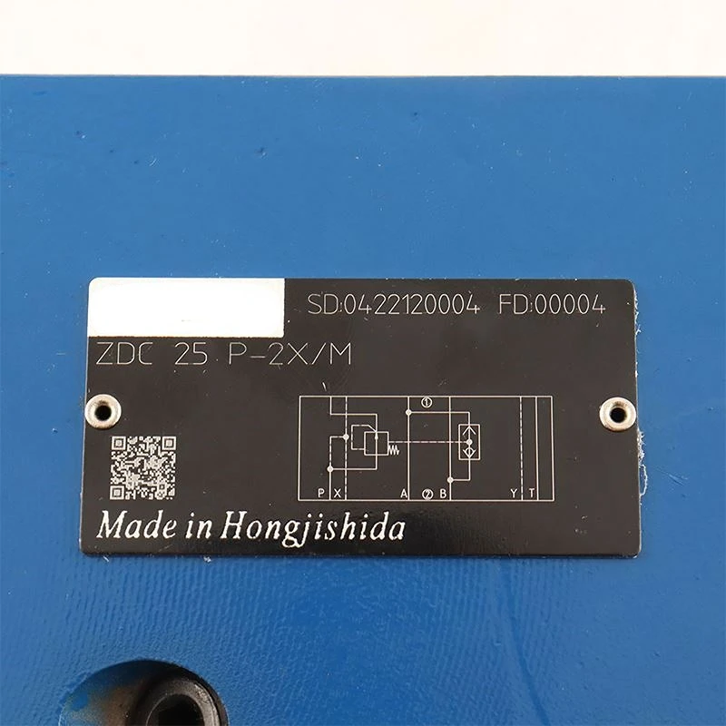 Przepływ do 325 l/min Średnica 10, 16, 25 Ciśnienie do 35 MPa ZDC 25 Typ P-2X nałożony kompensator ciśnienia przepustnicy wlotowej