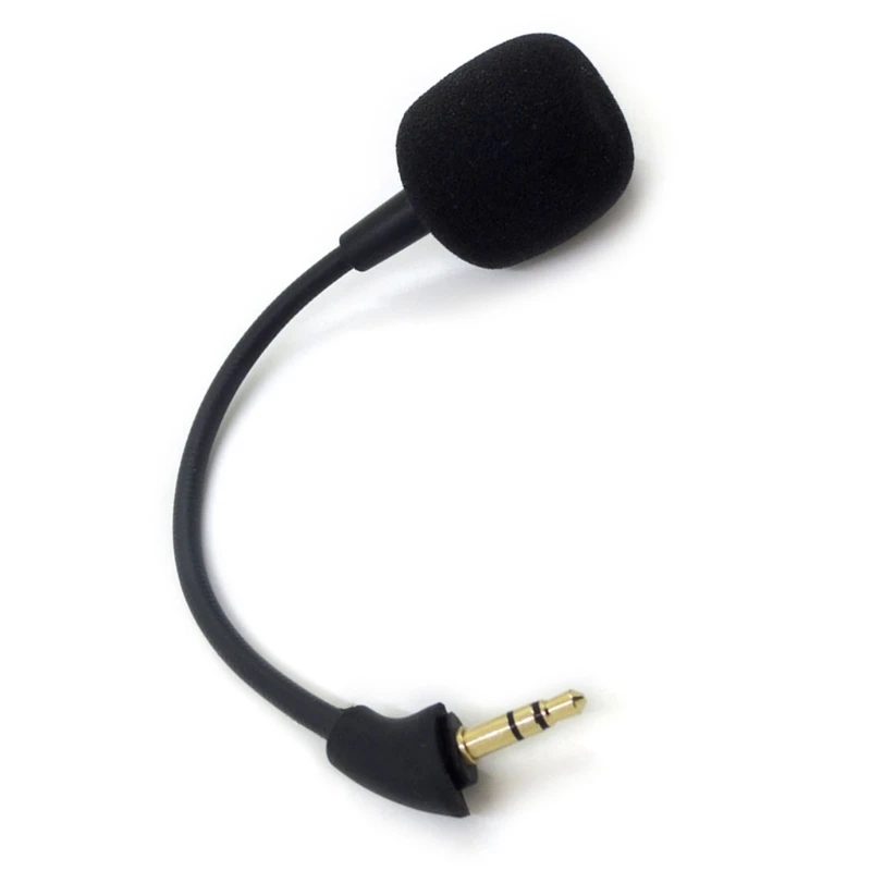 3.5mm Game Microphone for HyperX Cloud-Mix Gaming Headsets Computer PC Mic Bendable Microphones Wide Application