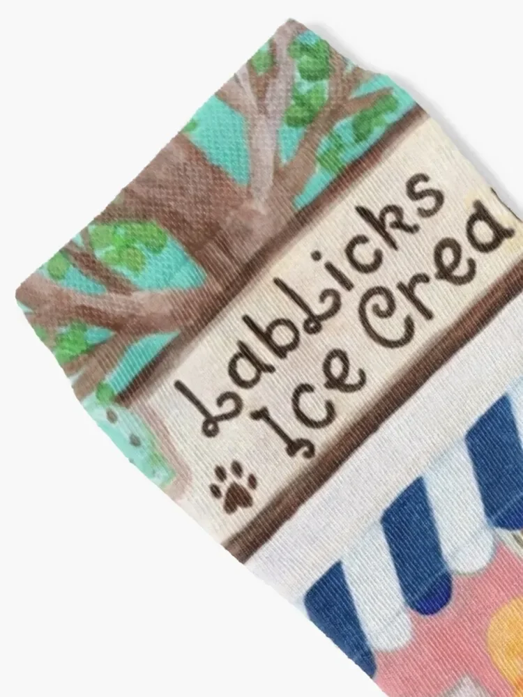 Lab Licks Ice Cream Labradors Socks gym New year's moving stockings Ladies Socks Men's