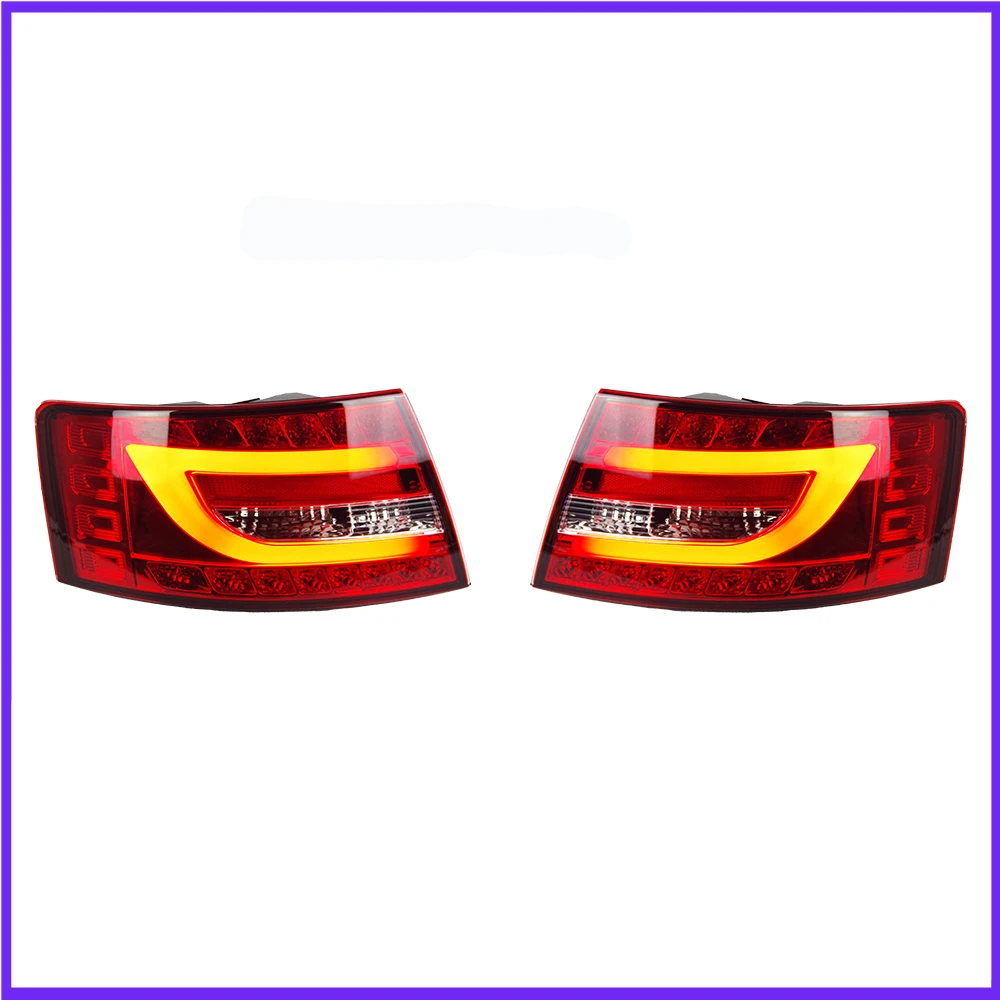 

Для Audi A6 C7 A6L S6 2005-2008 Автомобильные задние фонари в сборе, светодиодные динамические мигающие поворотные автоматические задние фонари, новые аксессуары, обновление