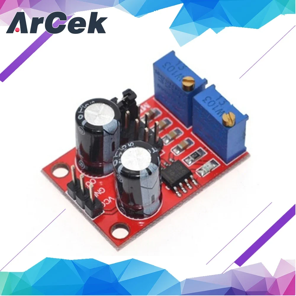 1PCS NE555 Pulse Frequency, Duty Cycle Adjustable Module,square/rectangular Wave Signal Generator,stepping Motor Driver