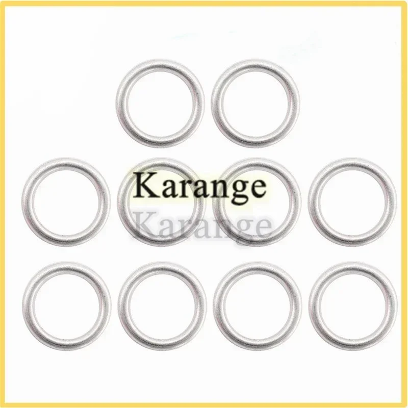 N0138157 Engine Oil Drain Plug Gasket 14X20X1.5mm Oil Pan Screw Washer 14MM Metal Washer Gasket 408300330 For Volkswagen Audi