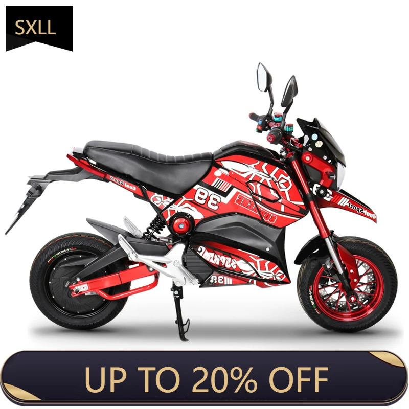 

Электрический двухколесный мотоцикл SXLL Rider Premium 2000 Вт для взрослых