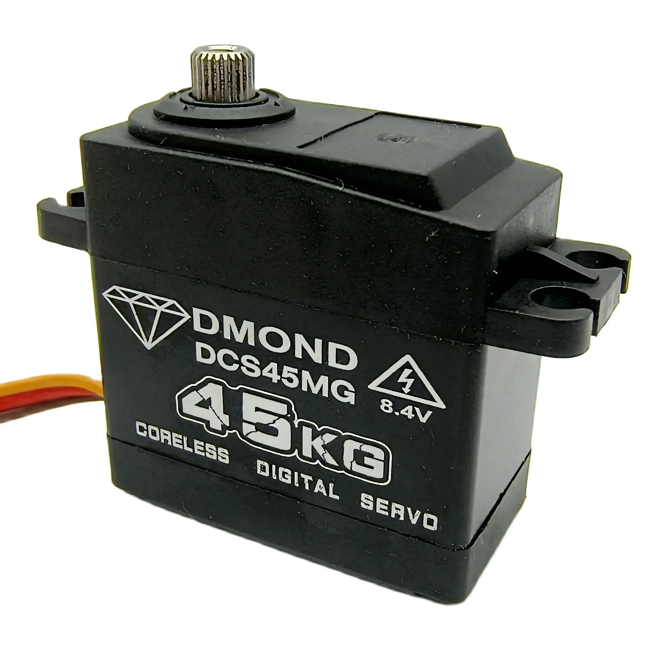 DMOND DCS45MG 45KG 0.1sec 8.4V middle aluminum case metal gear high torque digital coreless servo for 1/10 RC car plane robot