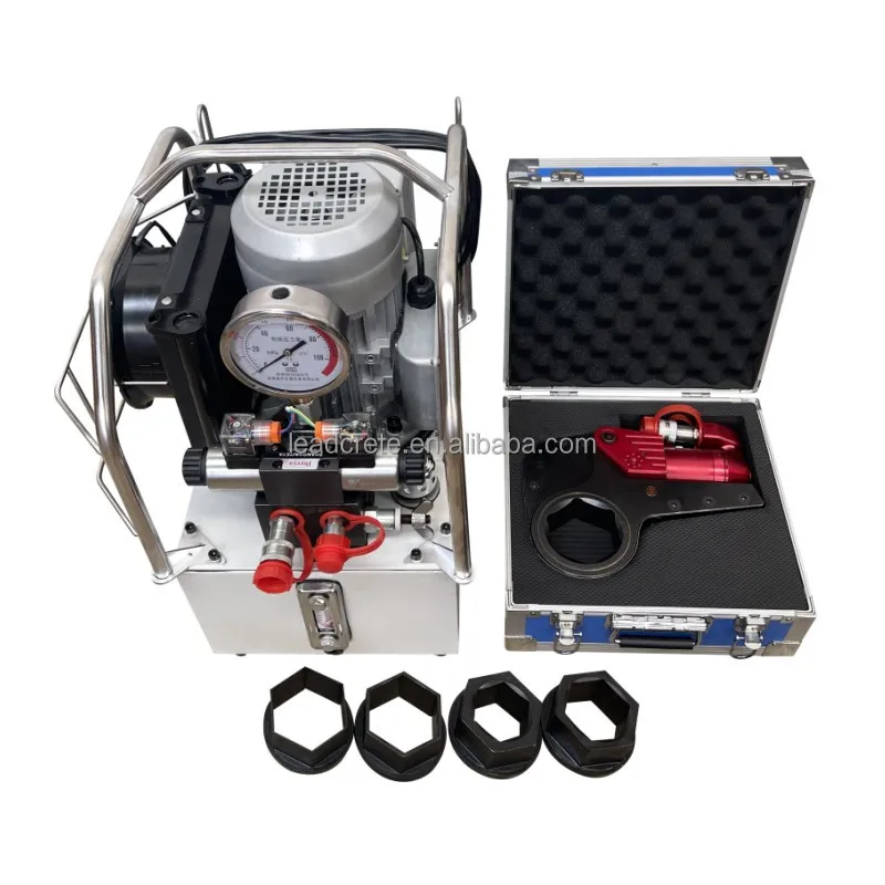 短納期HYTORC電動中空油圧トルクレンチ（減速スリーブ付き）