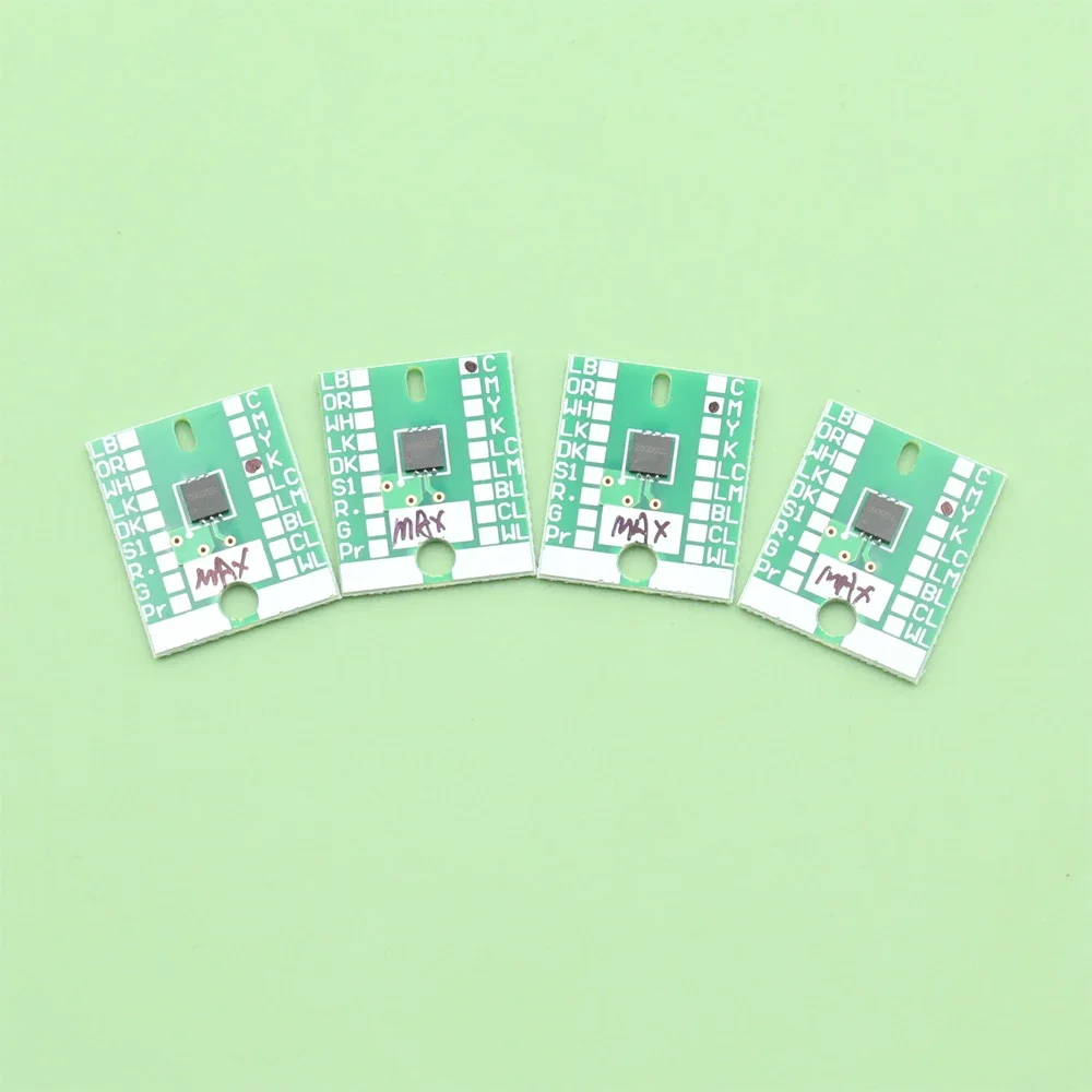 4 Color Auto Reset Chip Eco-solvent max chips for Roland SP300 SP500 BN-20 Permanent chips