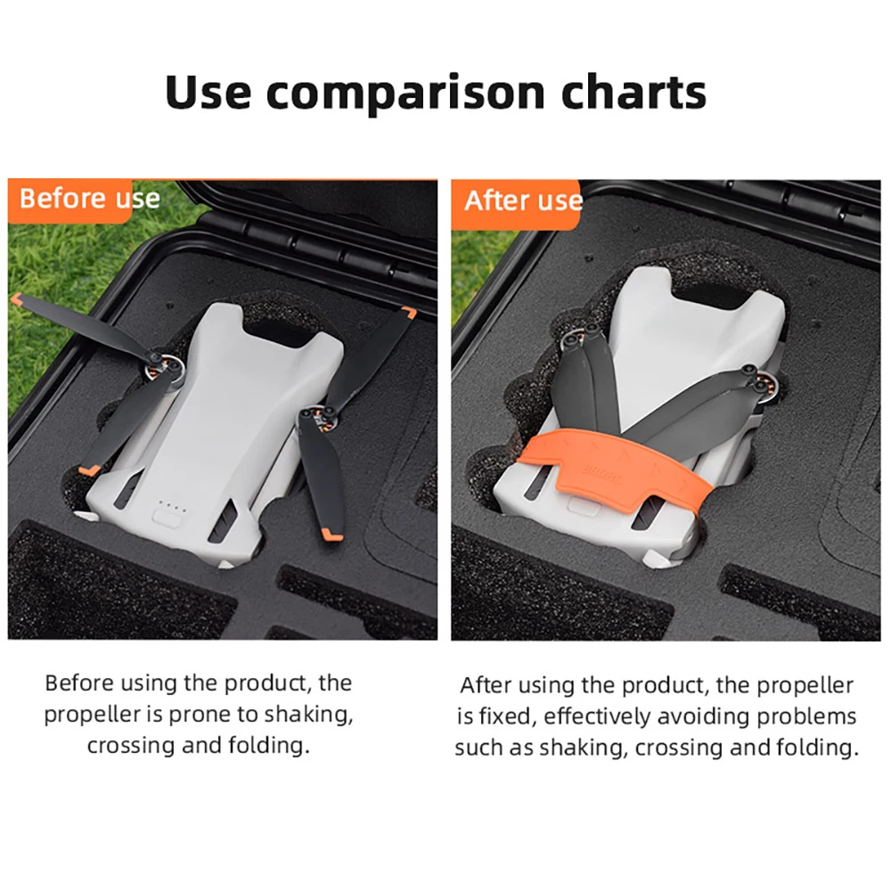 BRDRC-Support d'hélice pour DJI Mini 3 Pro ProplessStabilizer, Props, Partners Protector, Serical Strap, Mount Guard, Drone Accessrespiration