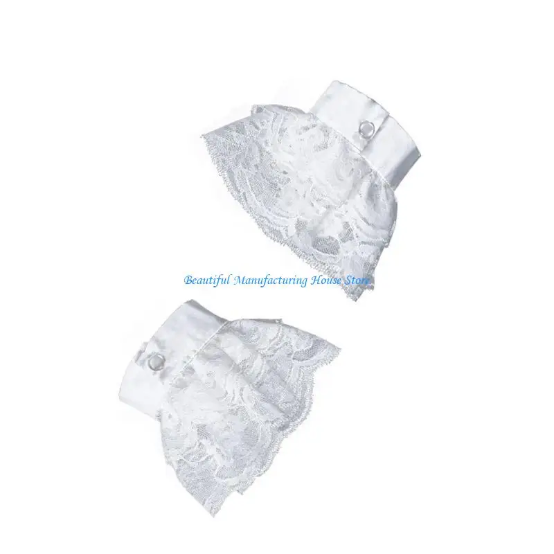 E56A Adjustable Elizabethan Collar Gothicism Fashion Collar Elegant Victorian Collar