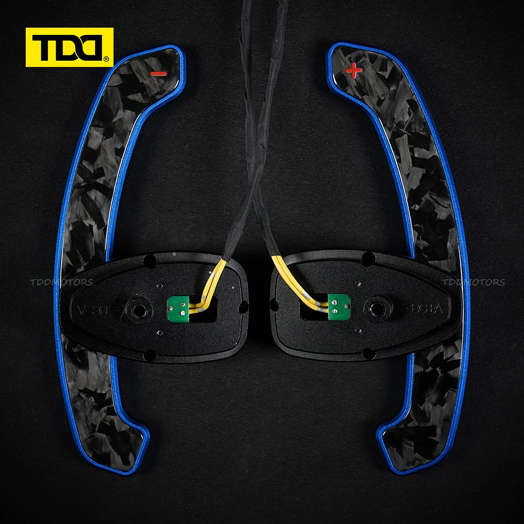 TDD Colored Aluminum Alloy Magnetic Shift Paddles for VW W176 W246 W204 W212 X156 W218 GLK SLK W166 Steering Wheel Shift Paddles