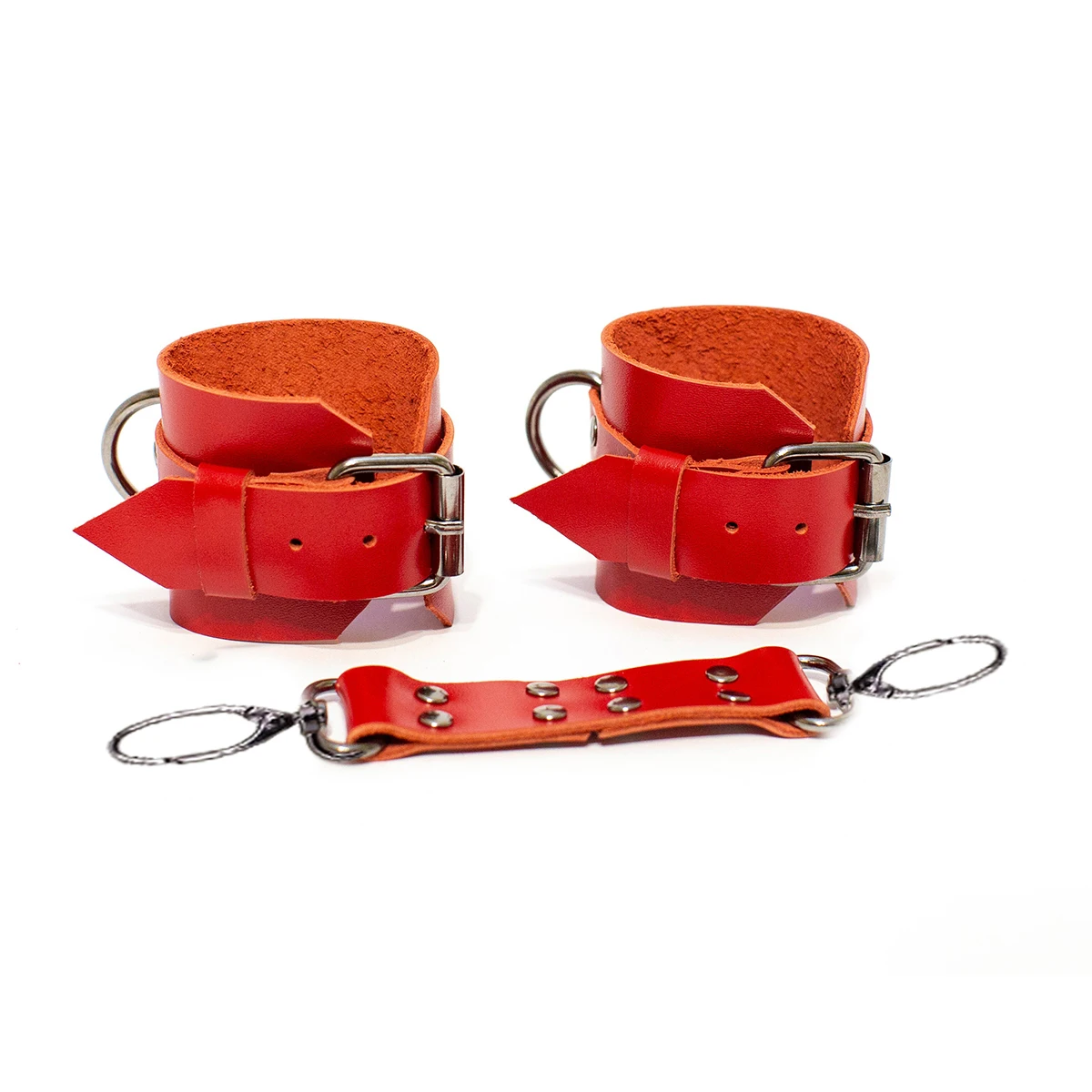Ankle Sleeve Ankle Restraint Ankle Bracelet Red Leather Sleeve  Equipment Restraint Slave Obedience Slave Bracelet